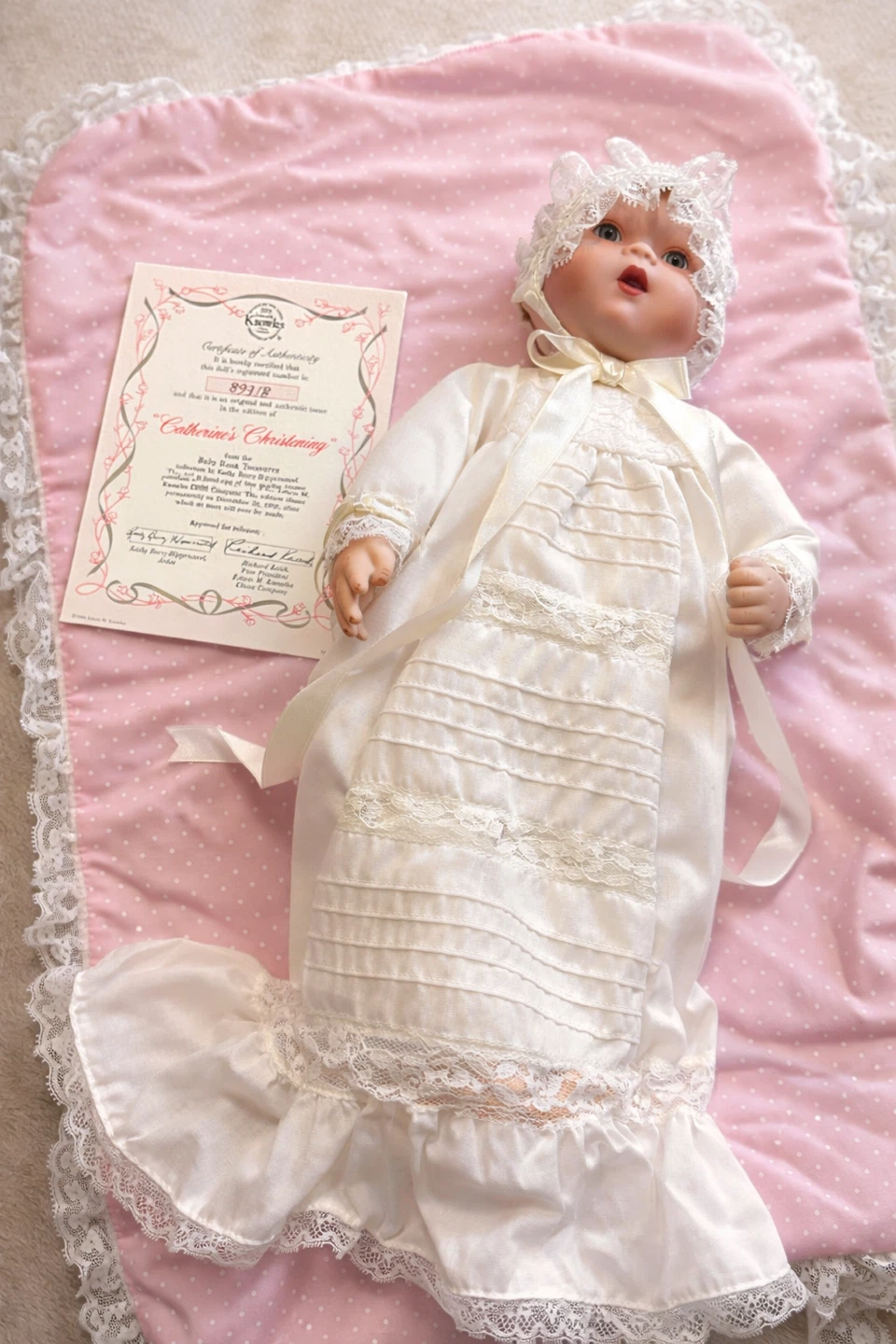 Catherine's Christening Doll with Certificate of Authenticity