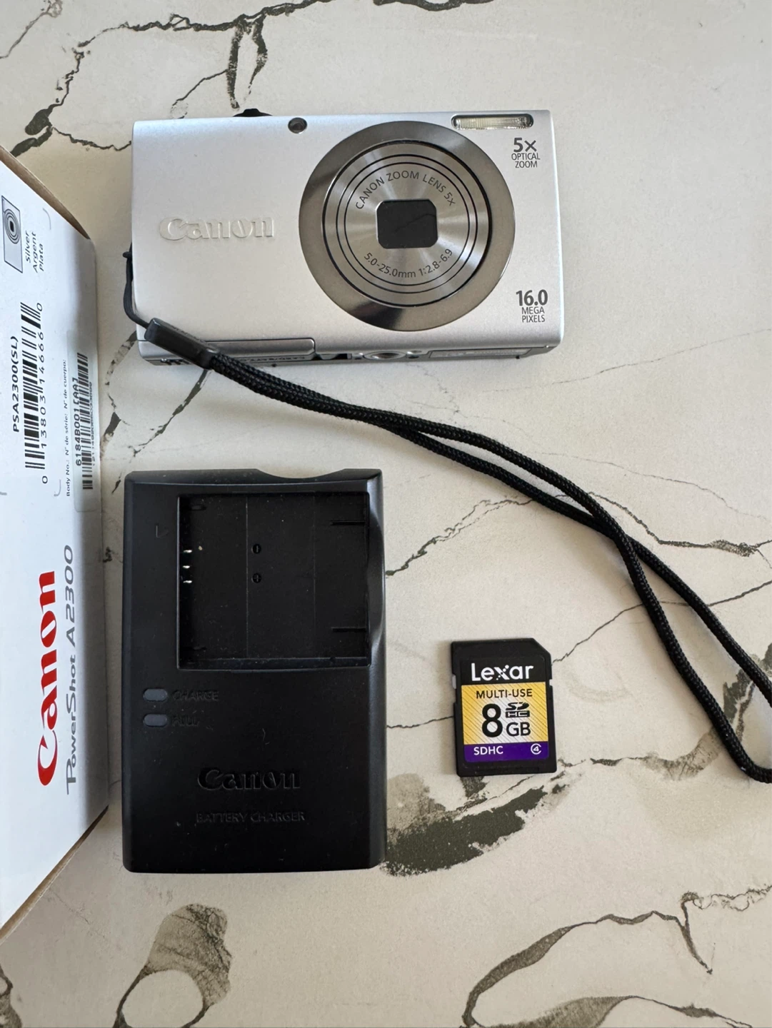 Canon PowerShot A2300 Digital Y2K Camera (Silver) - photo 2