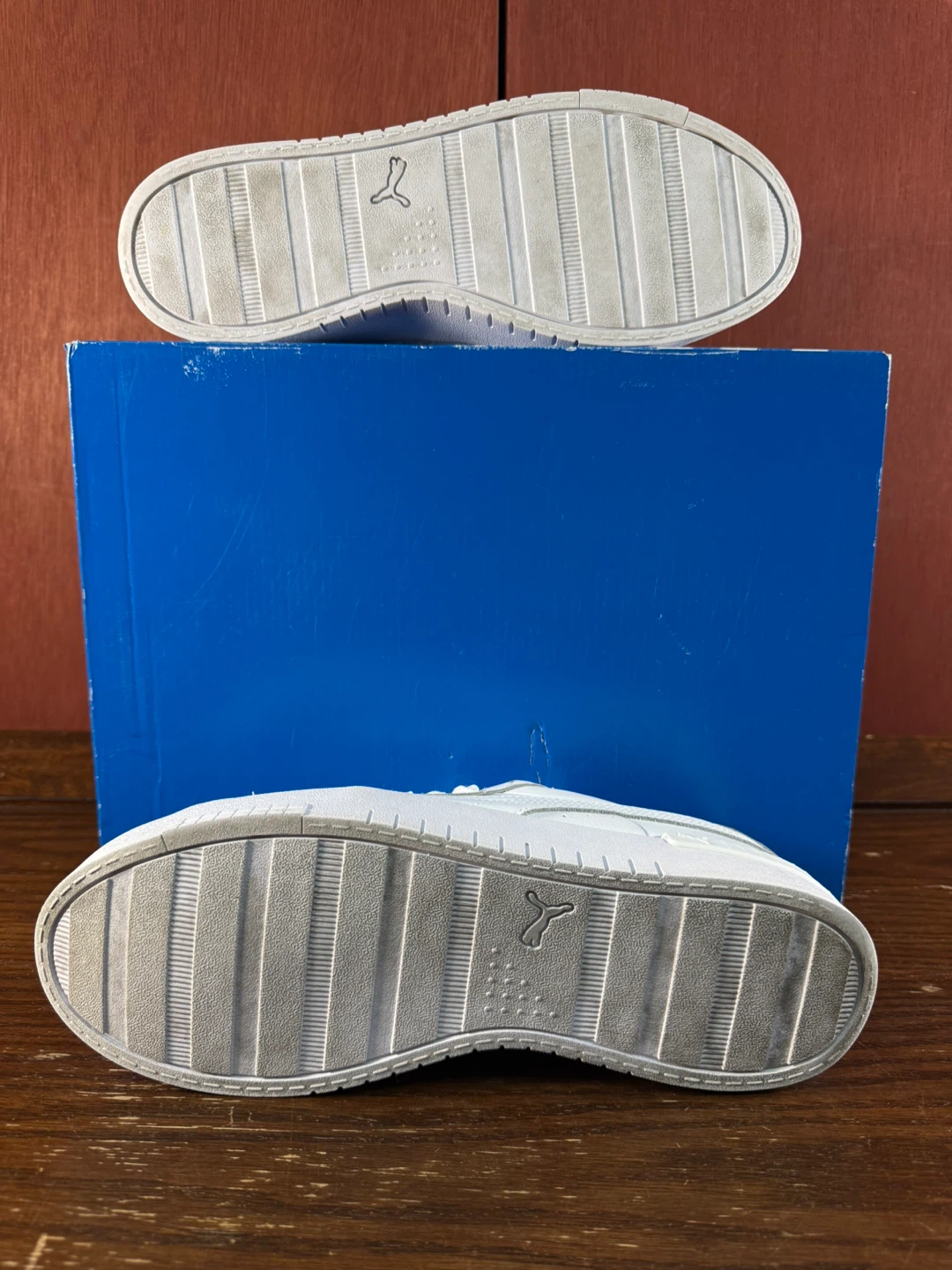 Puma Court White Gold Platform Low Top Women’s Sneakers Sz US 10 - photo 4