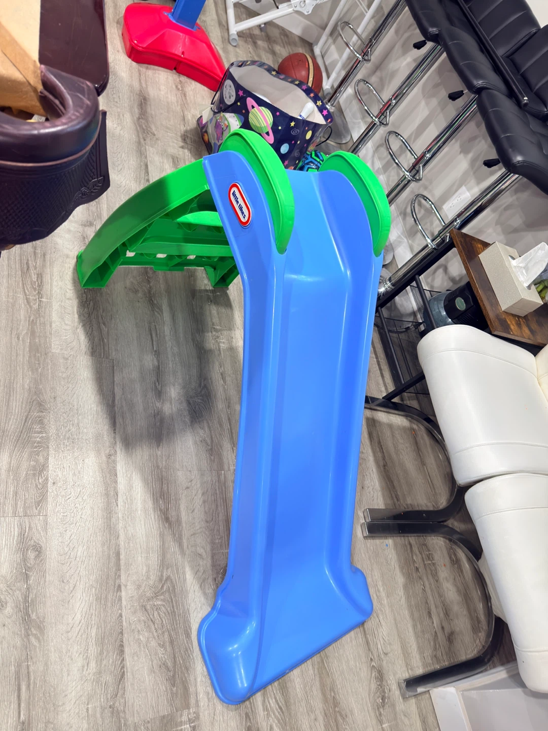 Little Tikes Blue & Green Foldable First Slide - photo 2