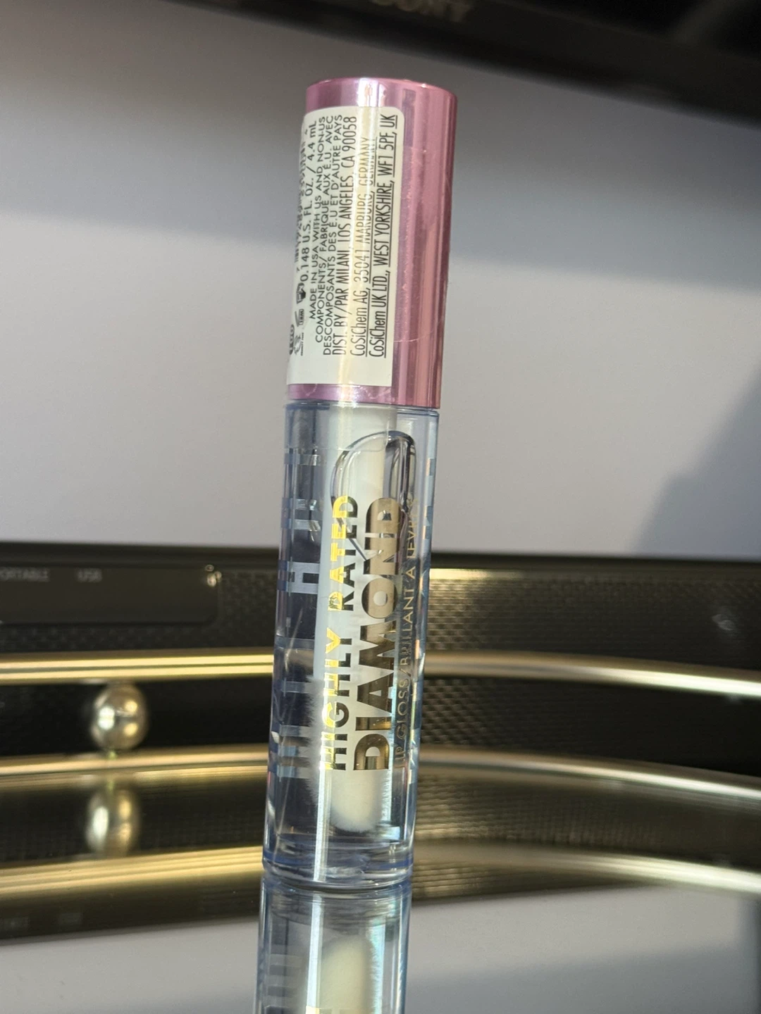 NEW Milani Diamond Lip Gloss Clear – High Shine Glass Finish - photo 2