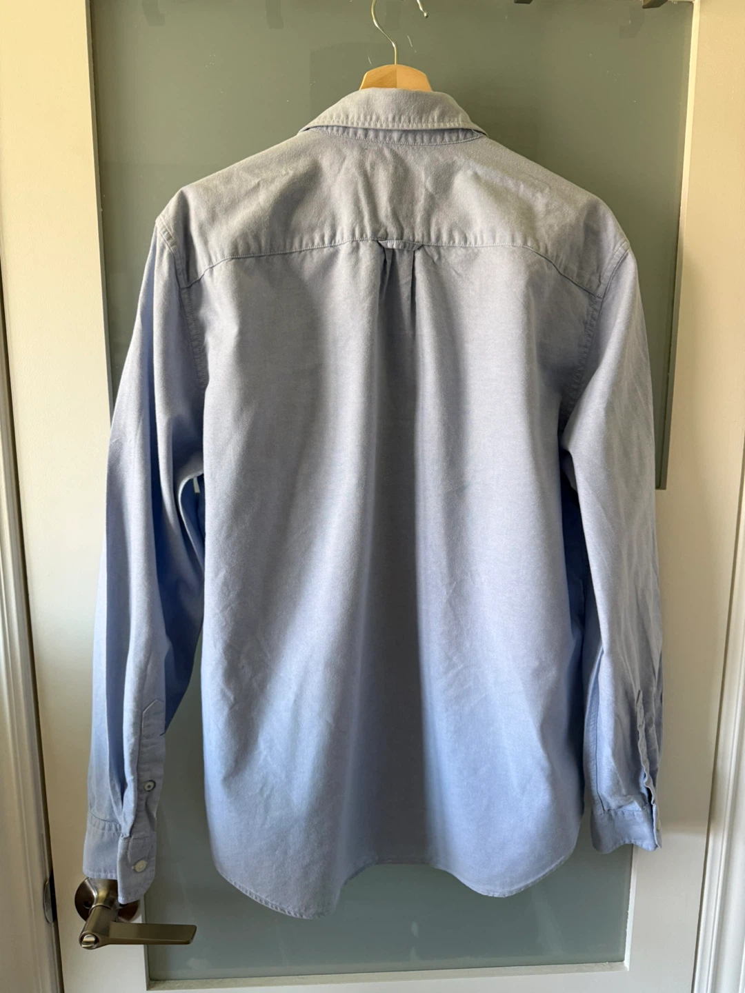 American Eagle Classic Fit Long Sleeve Shirt - Light Blue - L - photo 2