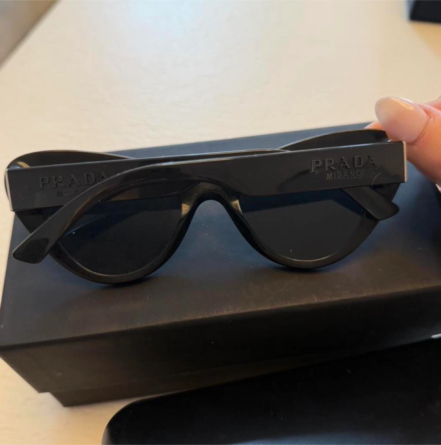 Prada Milano Black Cat Eye Sunglasses - photo 2