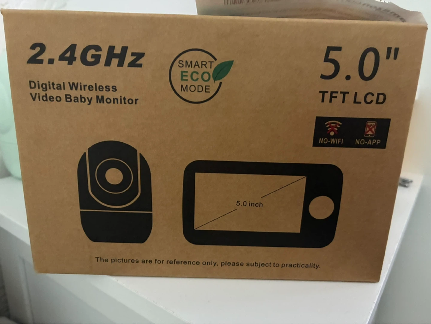 Digital Wireless Video Baby Monitor 5.0" TFT LCD