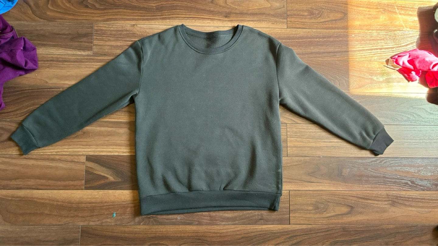 SHEIN Grey Crewneck Sweatshirt