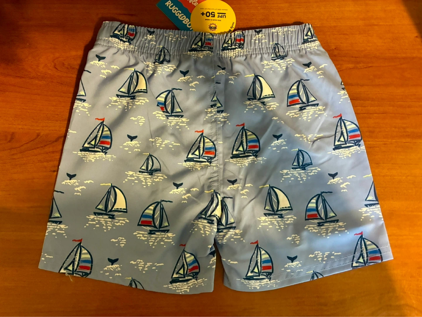 RuggedButts Blue Seas the Day Swim Trunks - Size 4T - photo 2