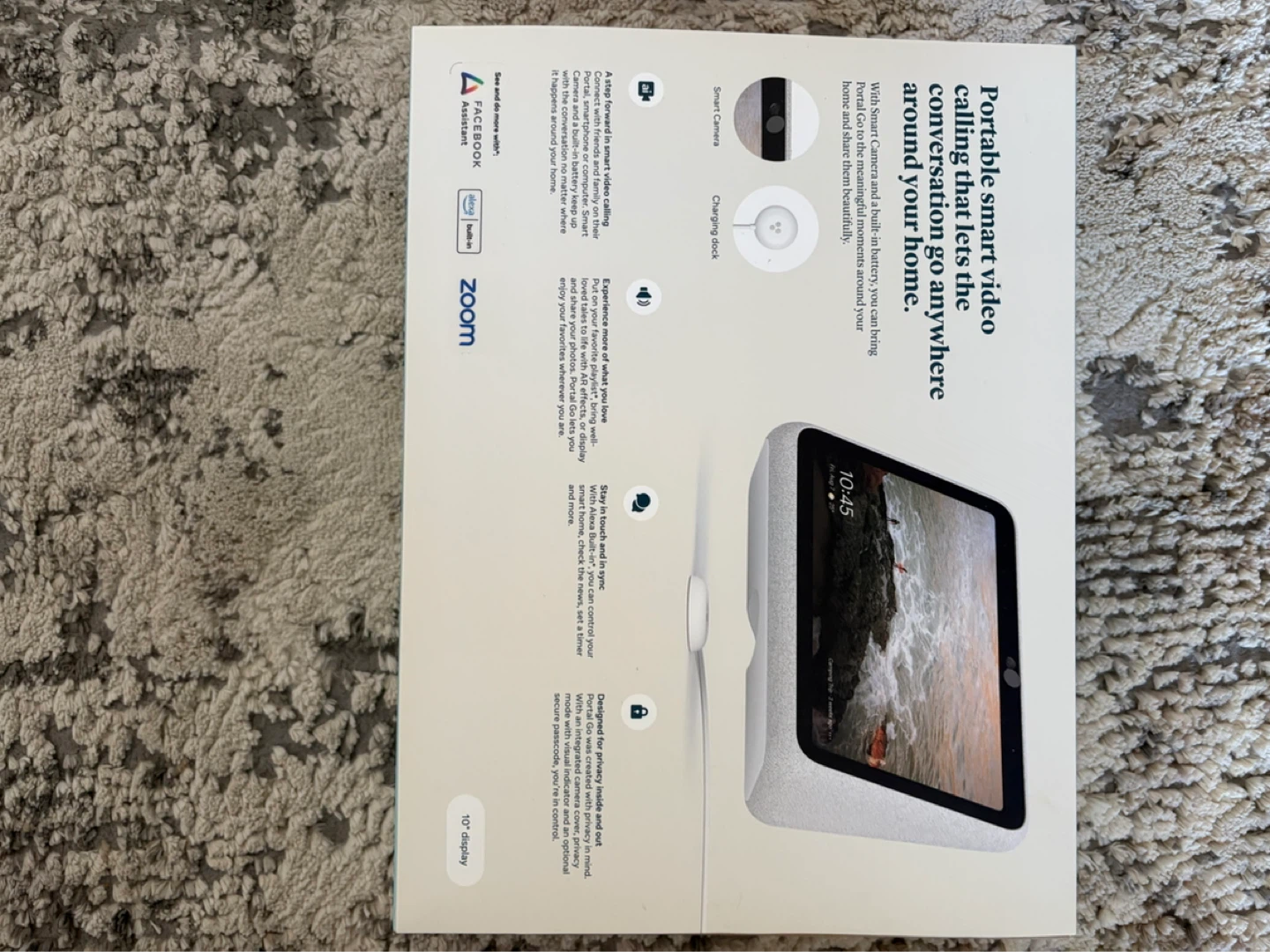 Facebook Portal Go Portable Smart Video Calling Device - photo 3
