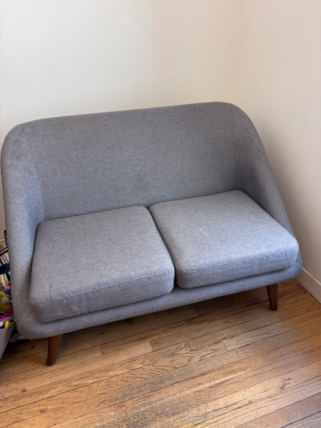 Gray Loveseat Sofa