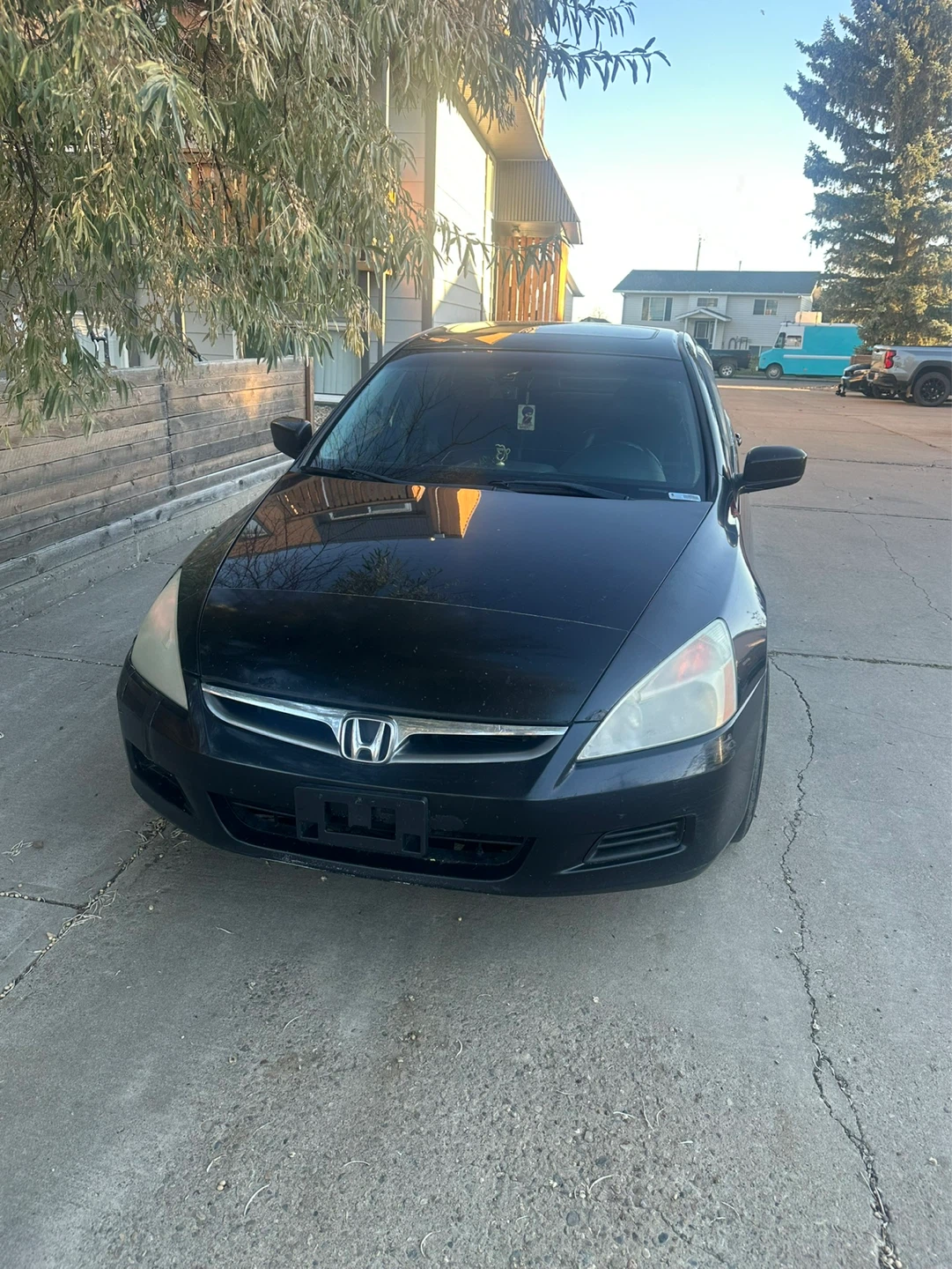 Black Honda Accord Sedan