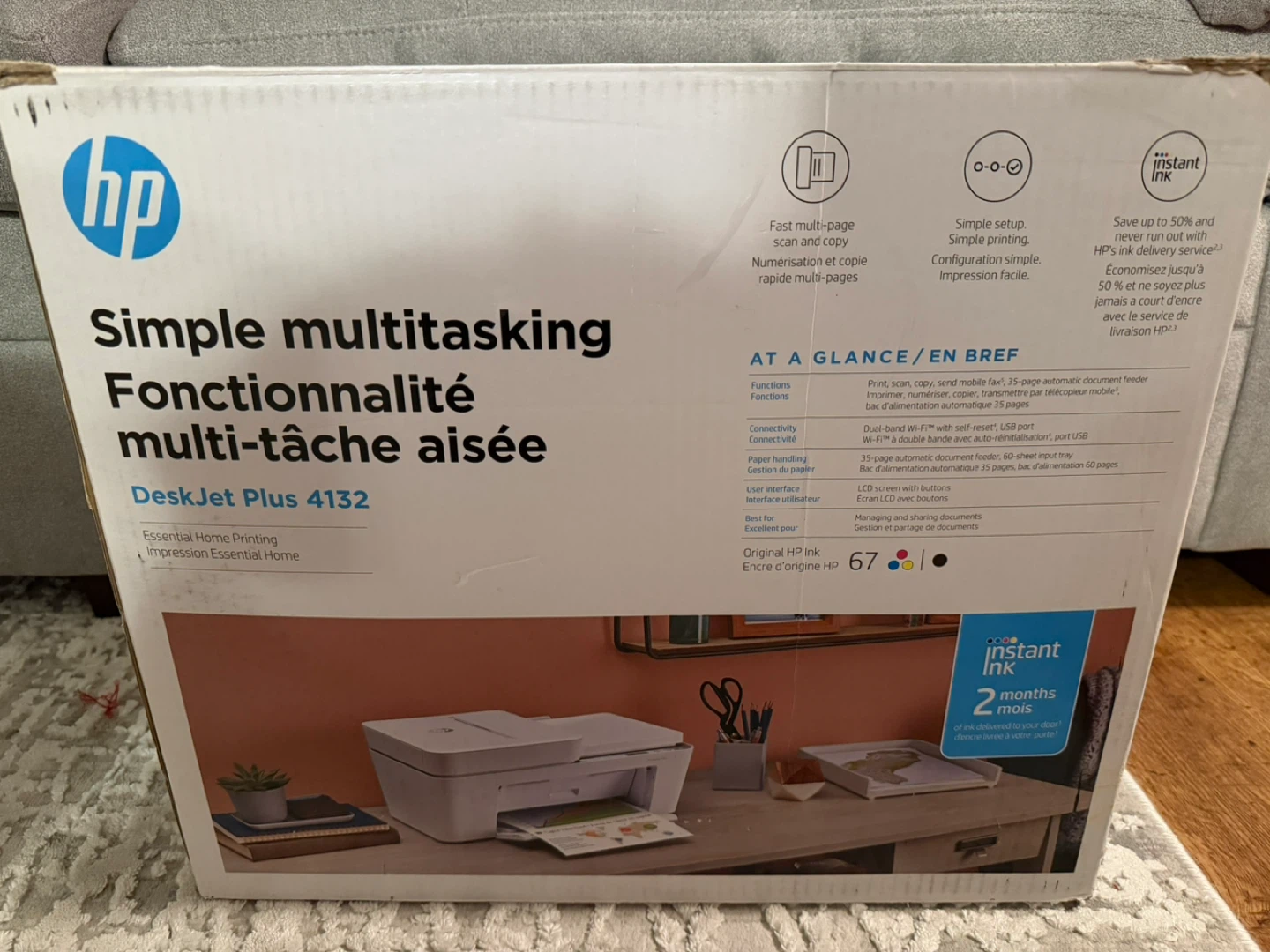 HP DeskJet Plus 4132 All-in-One Printer