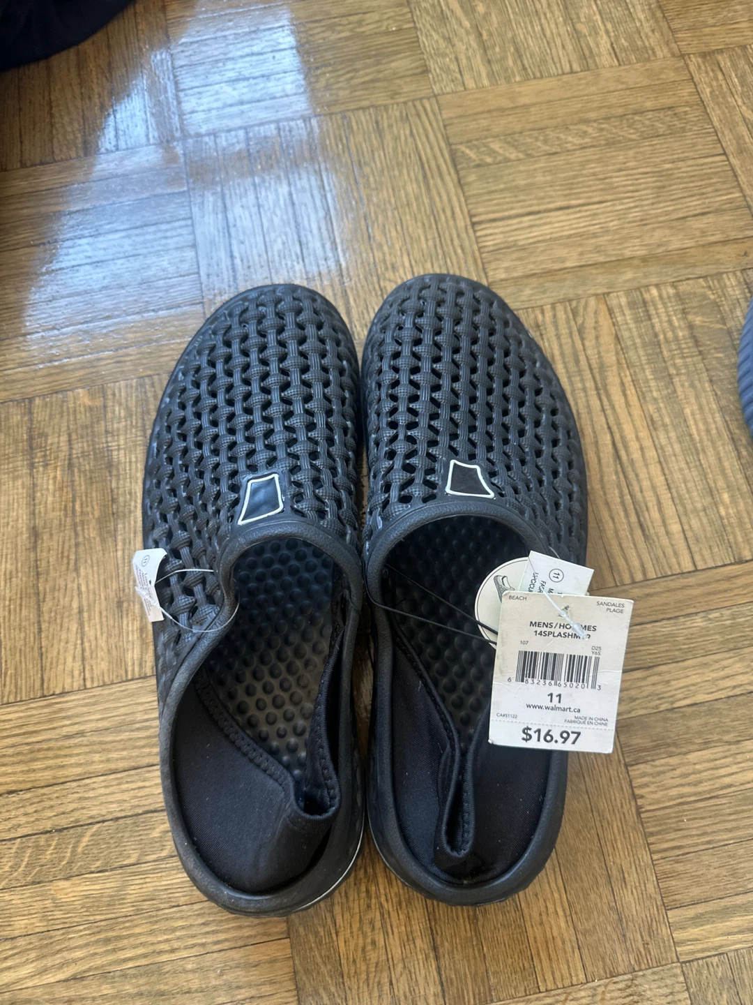 George Men's Beach Sandals Size 11 Black - photo 2