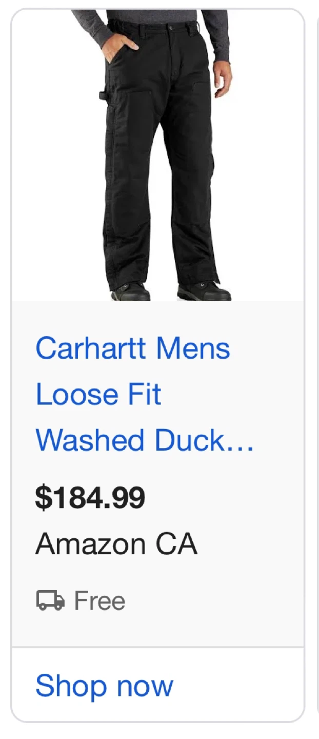 Carhartt Black Work Pants - photo 5