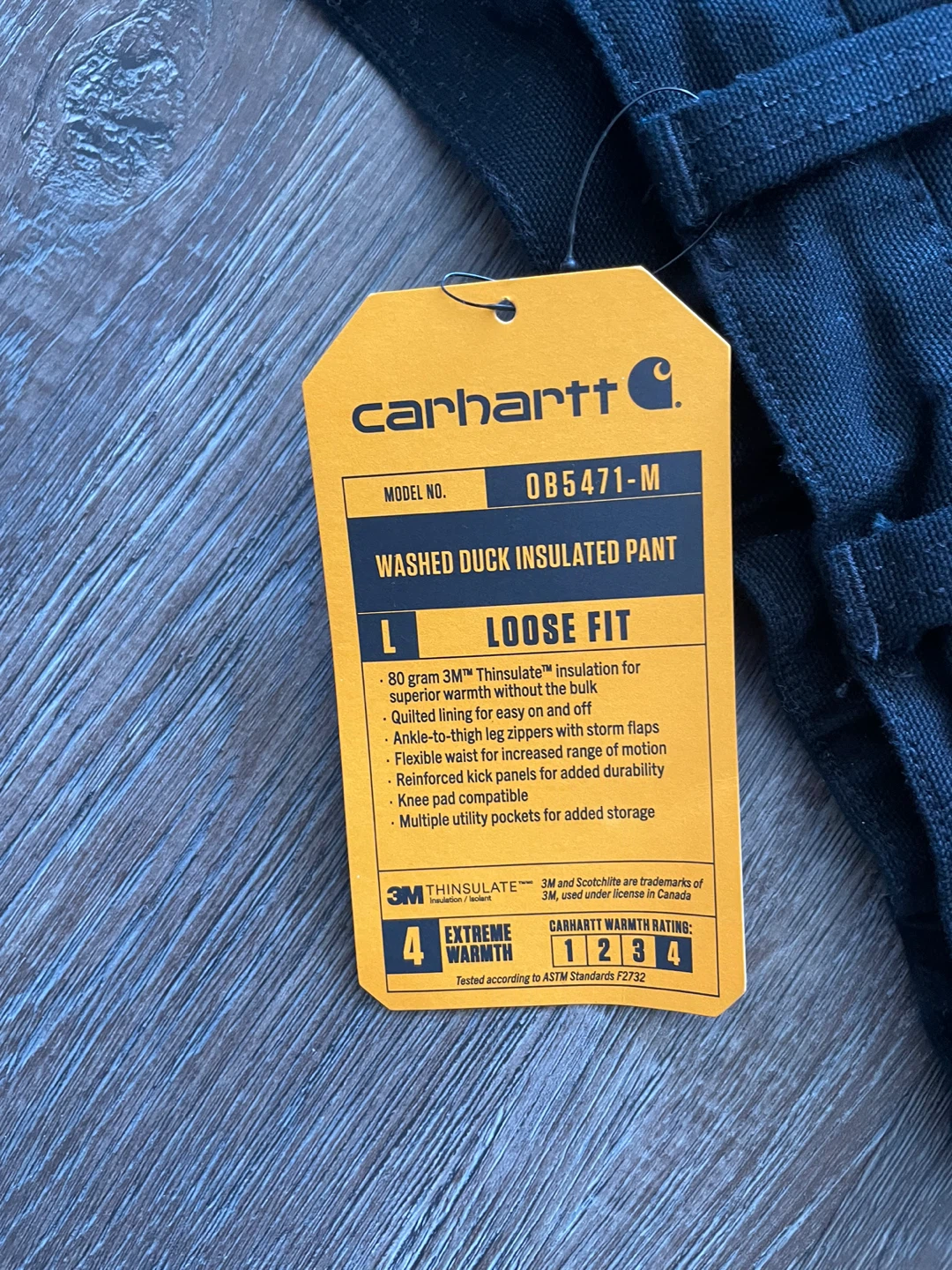 Carhartt Black Work Pants - photo 3