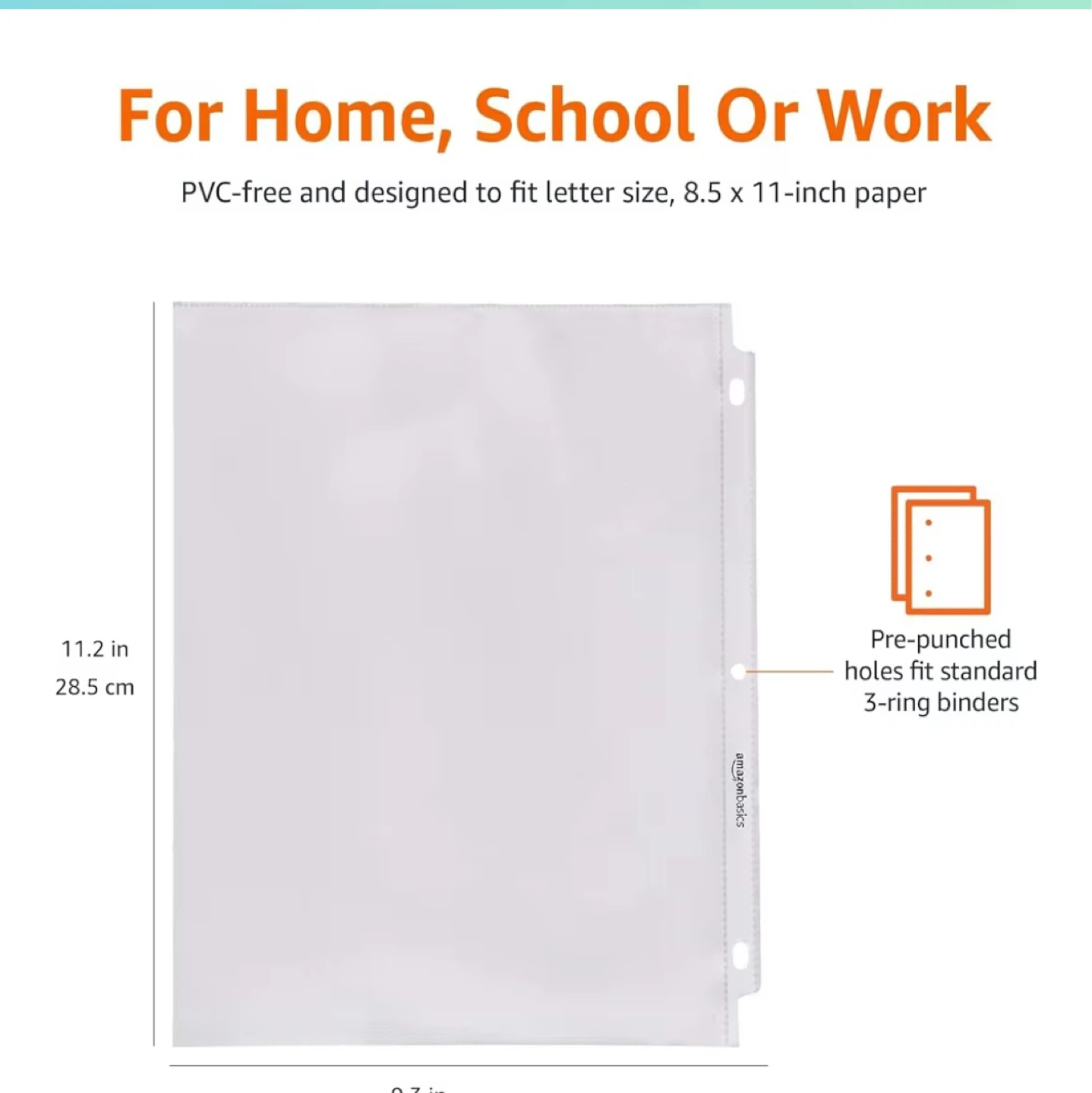 KTRIO Sheet Protectors - 500 Pack - Letter Size - photo 2