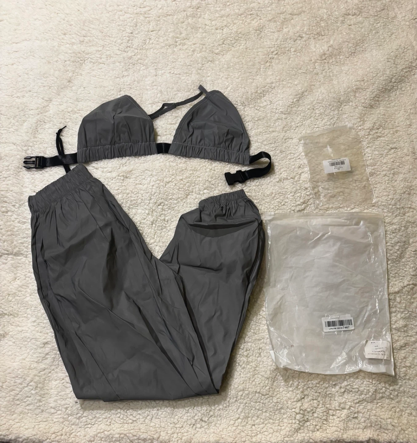 Grey Sports Bra & Jogger Set