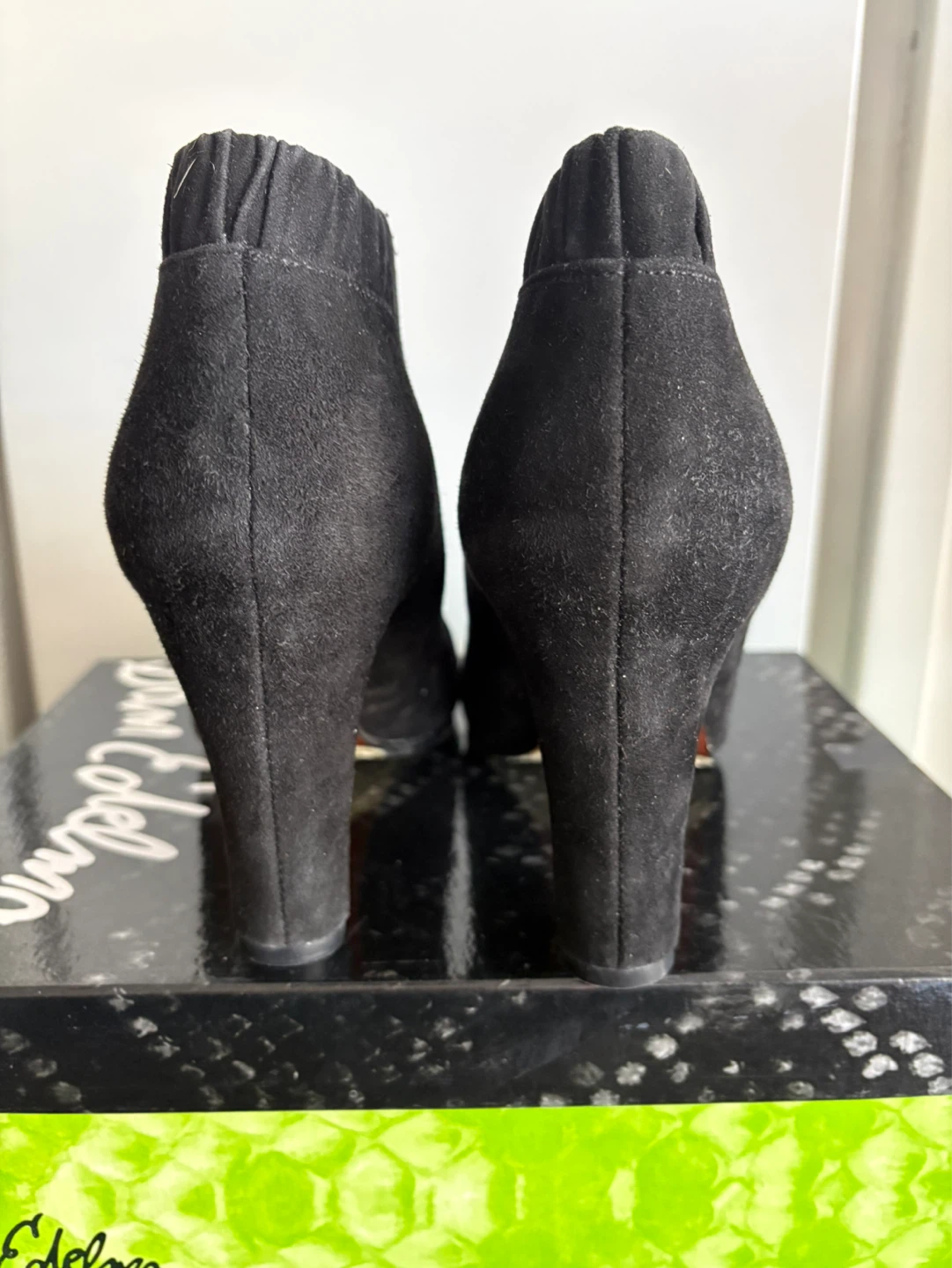 Sam Edelman black suede boots W10 NWOT - photo 3