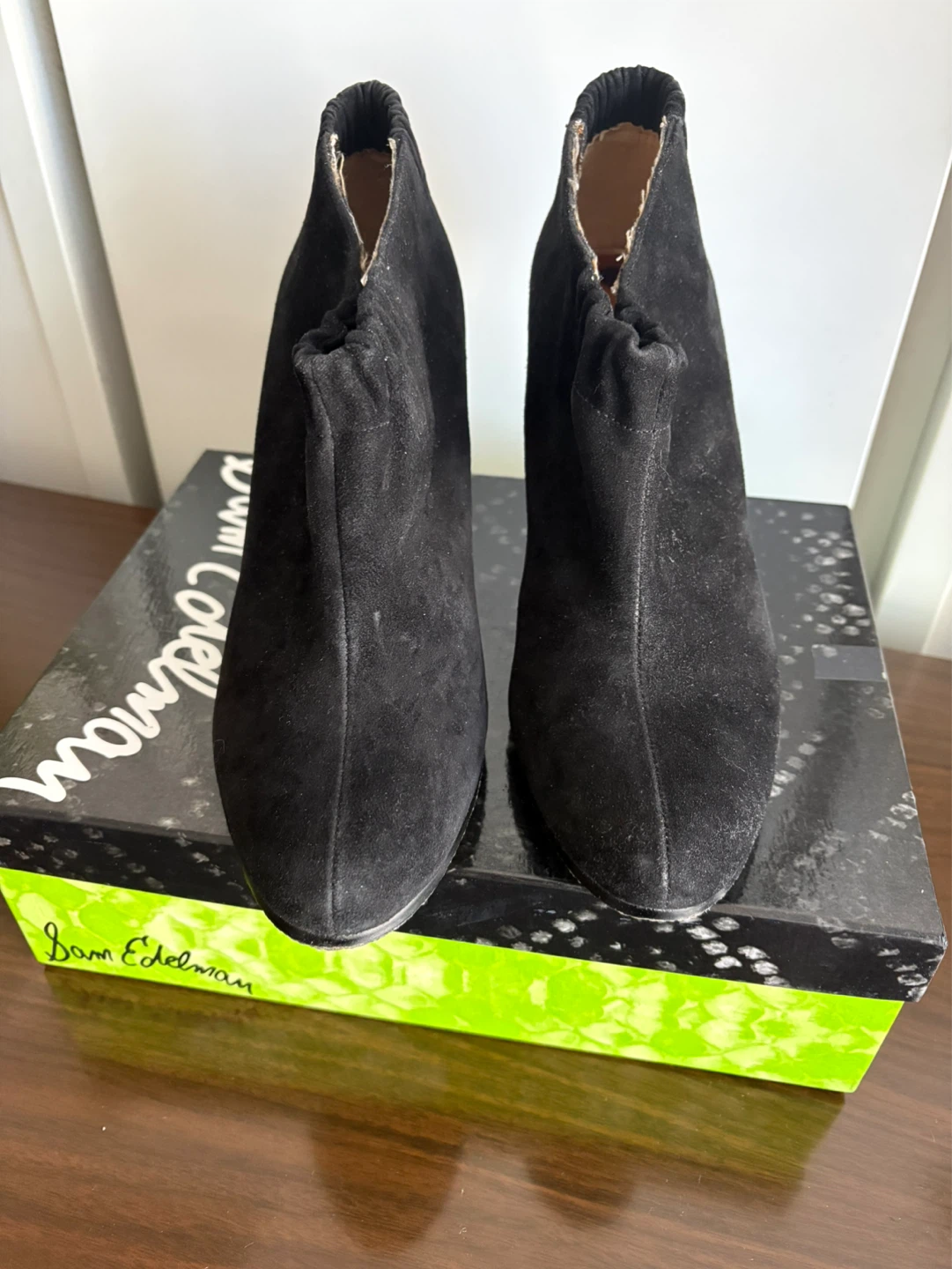 Sam Edelman black suede boots W10 NWOT - photo 2