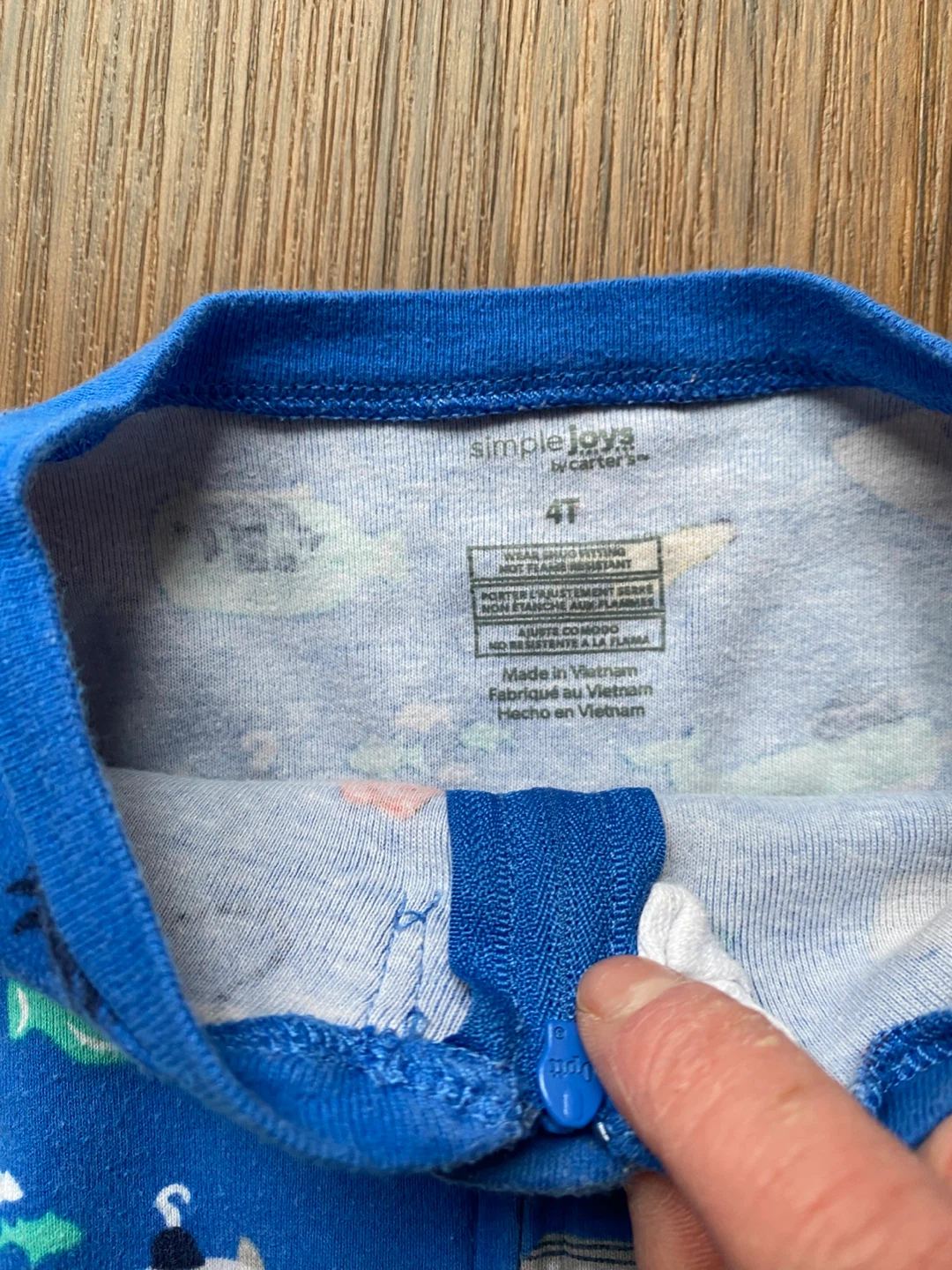 Simple Joys by Carter's Shark & Ship Pajamas - Size 4T - photo 3