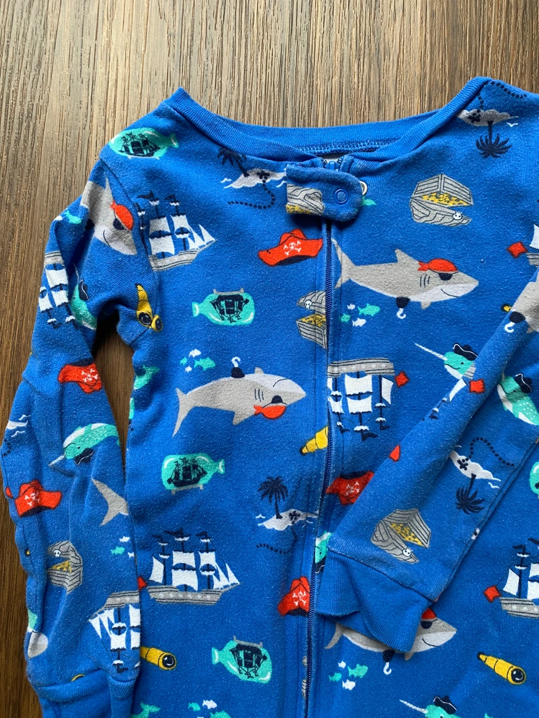 Simple Joys by Carter's Shark & Ship Pajamas - Size 4T - photo 2