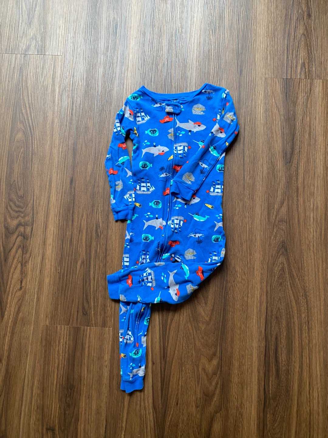 Simple Joys by Carter's Shark & Ship Pajamas - Size 4T