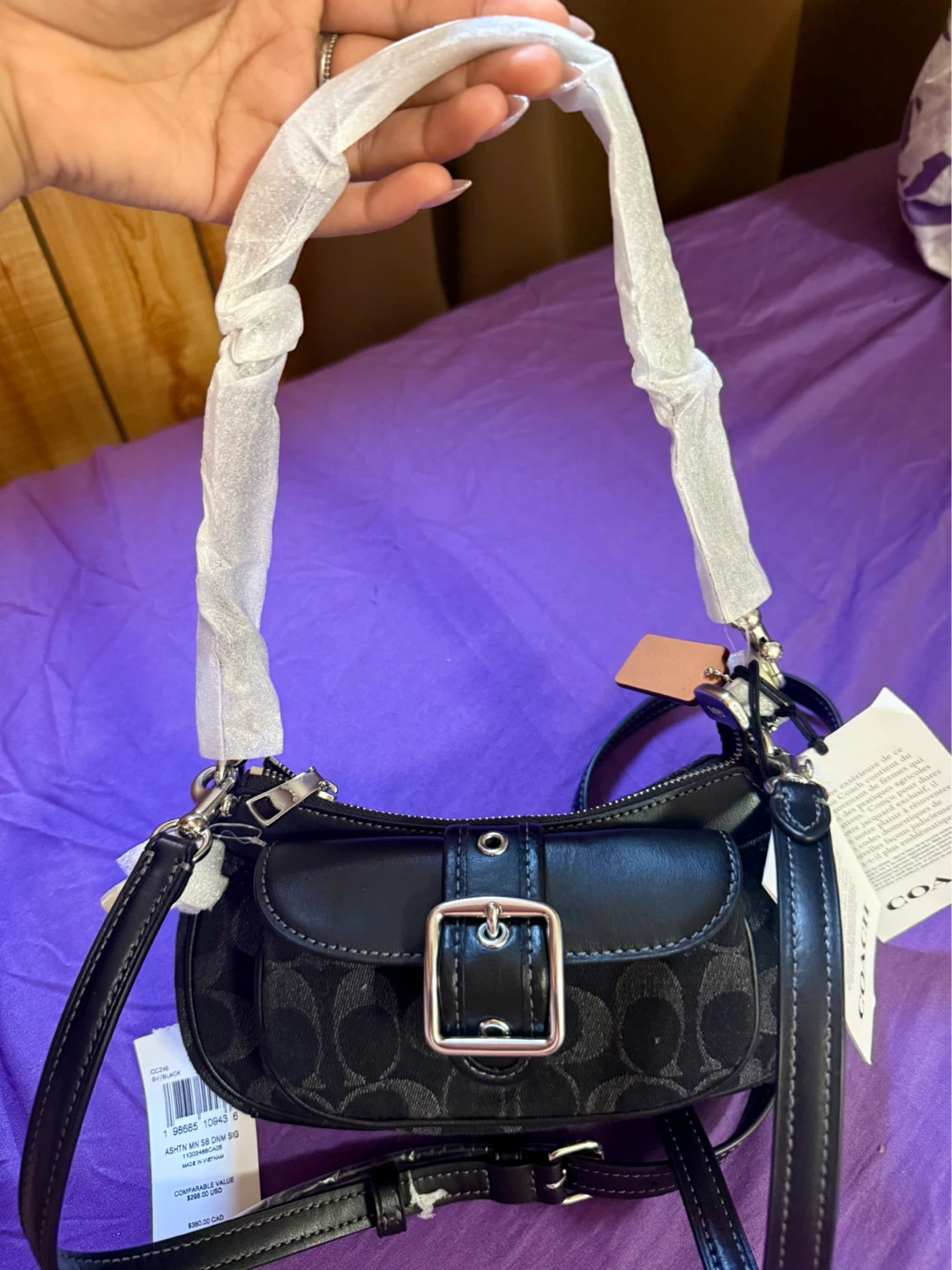 Coach Ashton Mini Shoulder Bag in Signature Denim
