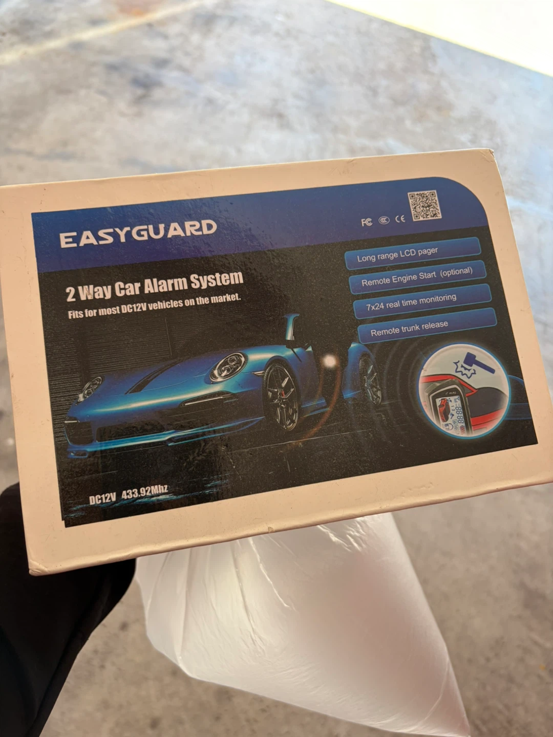EASYGUARD 2 Way Car Alarm System