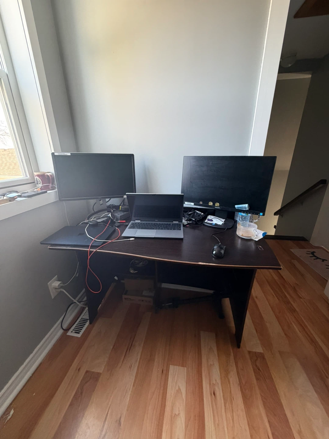 Dark Brown Computer Desk