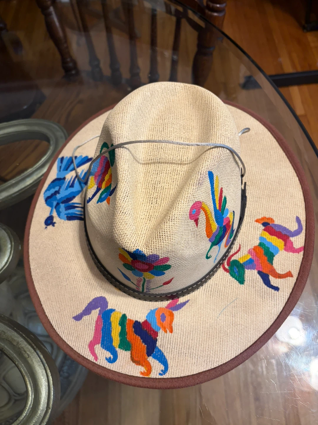 Beautiful handmade embroidered hat - Size M - photo 2
