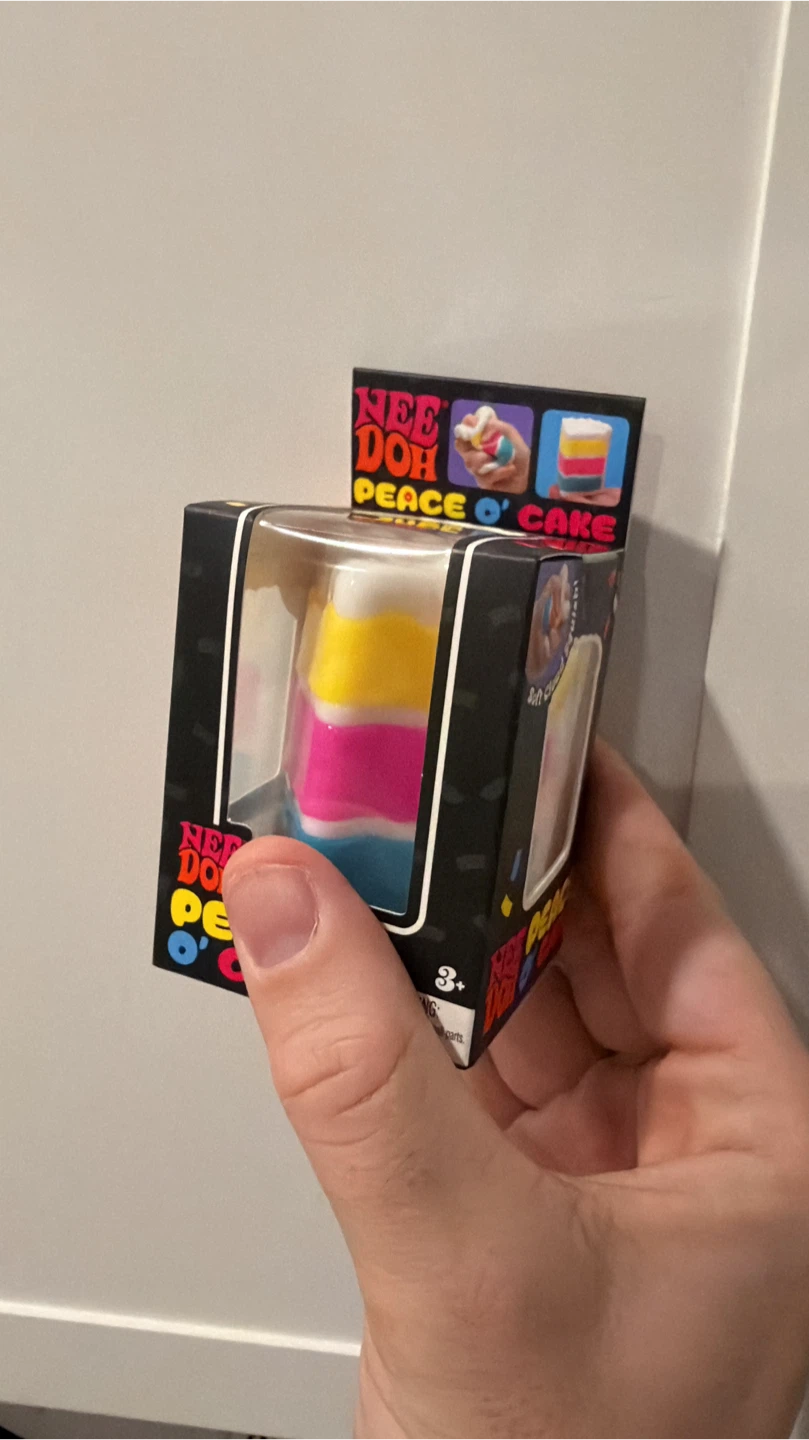 Nee Doh Peace o' Cake Squishy Toy