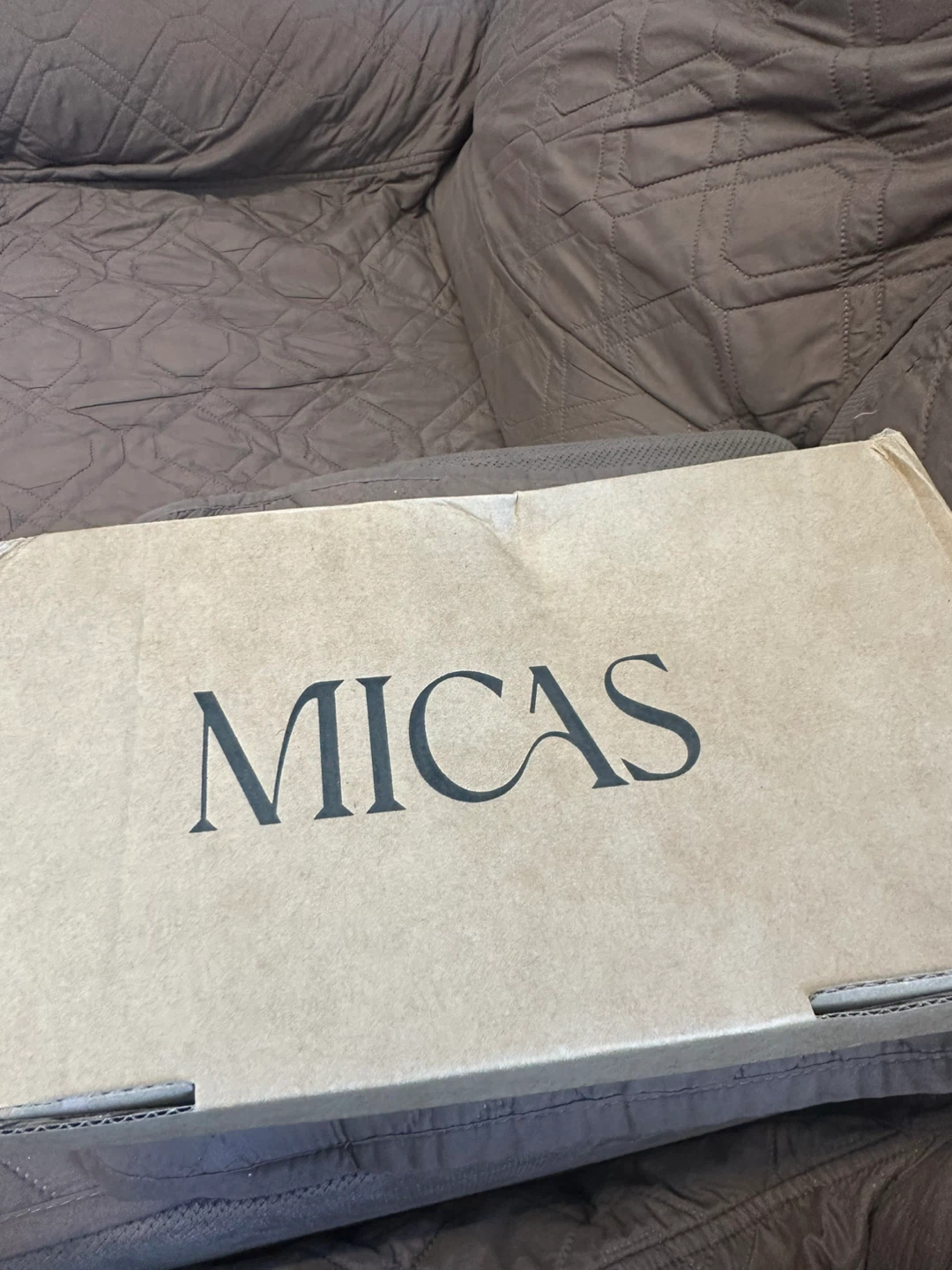 MICAS Black Suede Strappy Heels with Gold Chain Detail