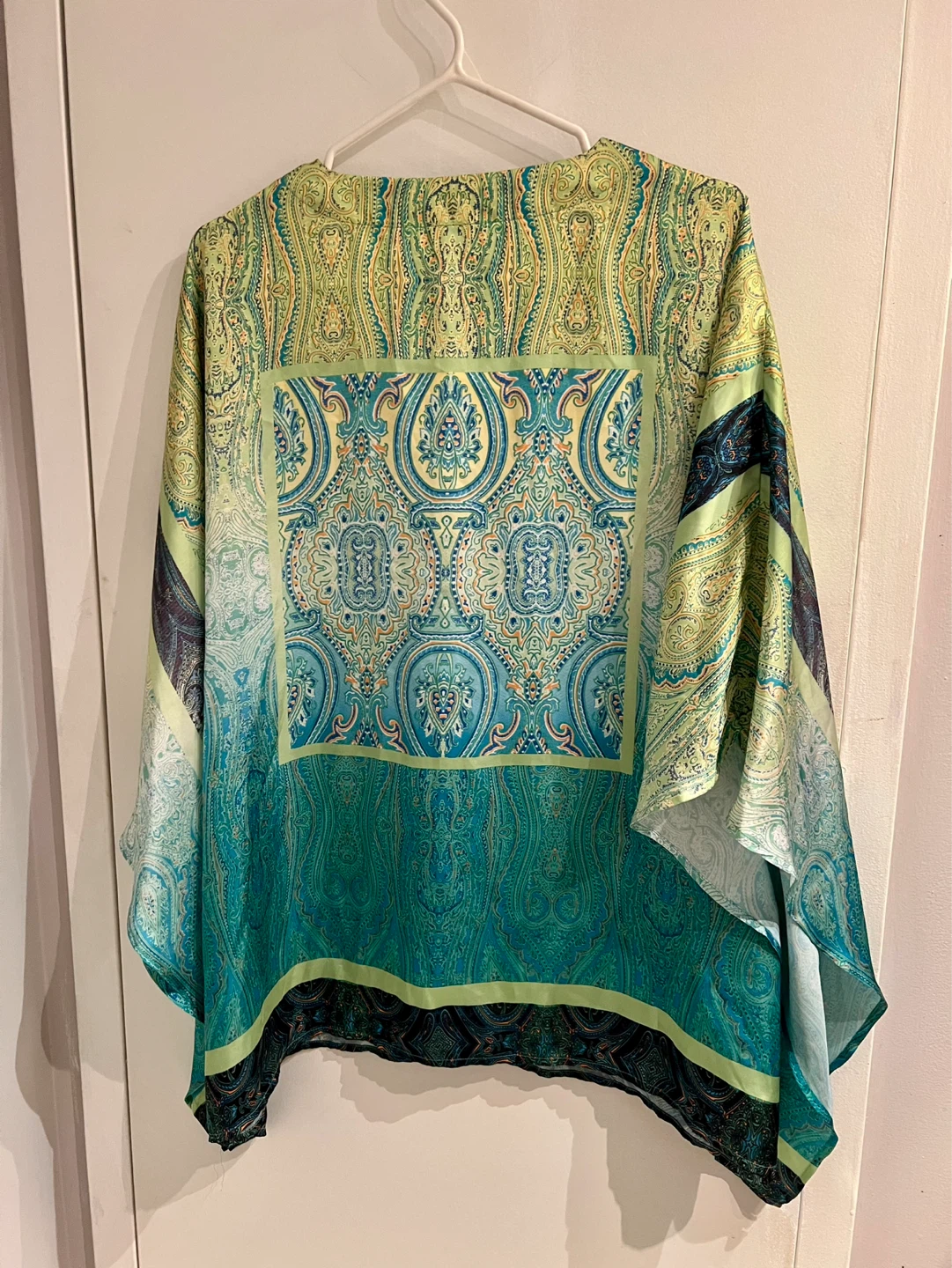 Women's Paisley Print Kaftan Top - photo 4