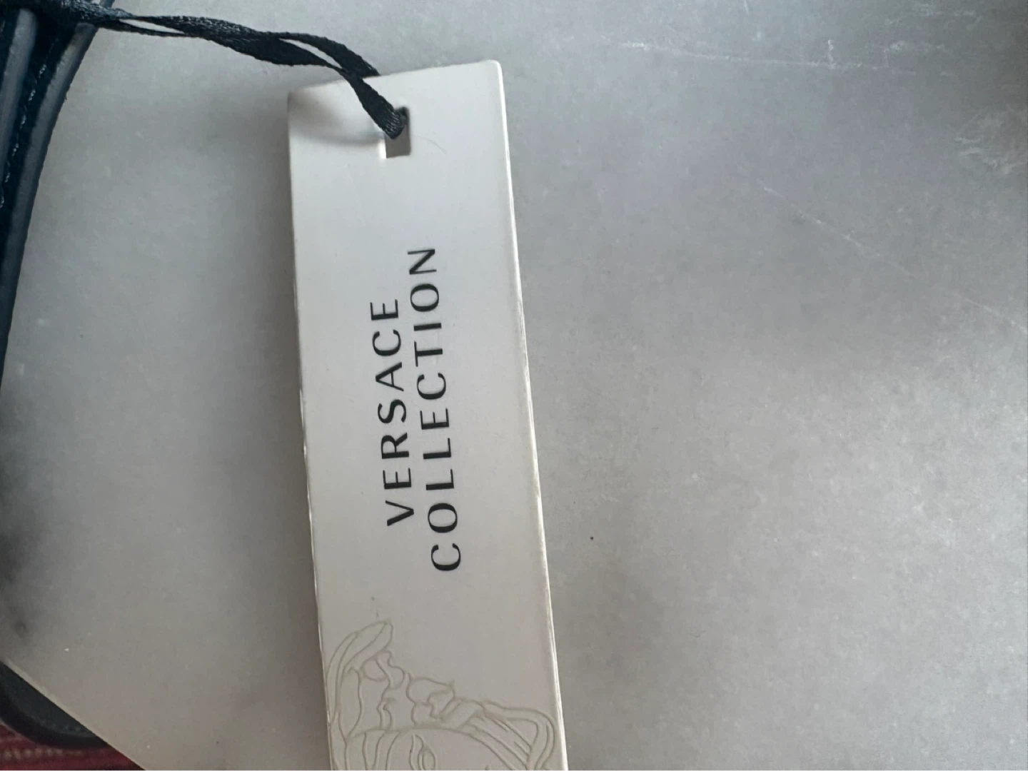 NWT Versace Collection Teal Leather Shoulder Bag $300 - photo 2