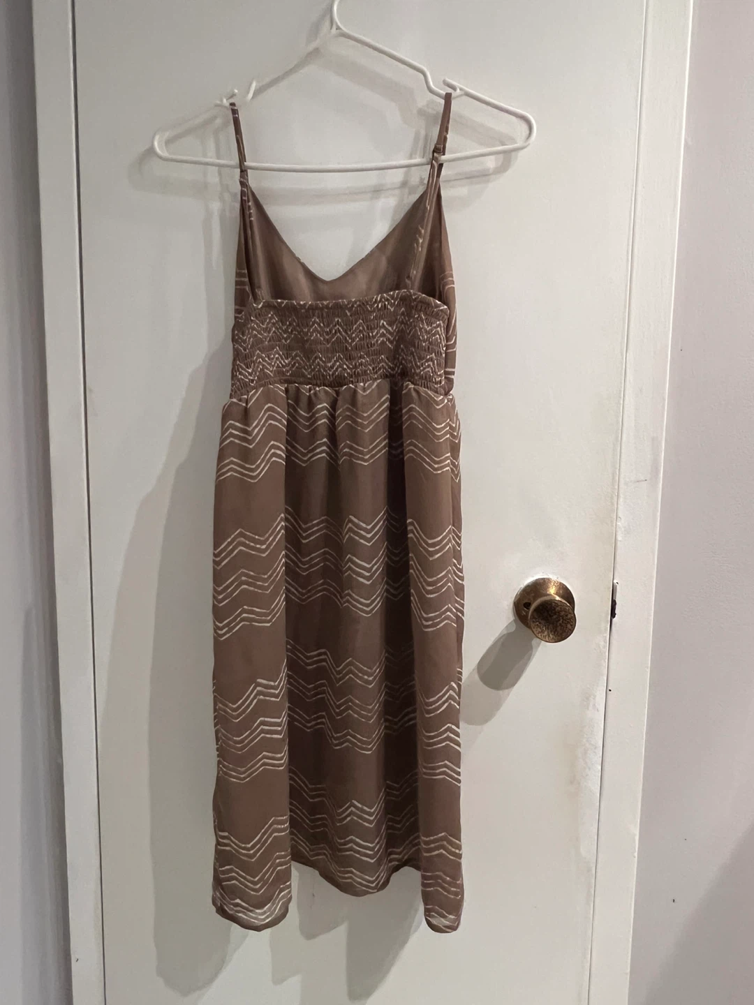Old Navy Brown Smocked Cami Dress