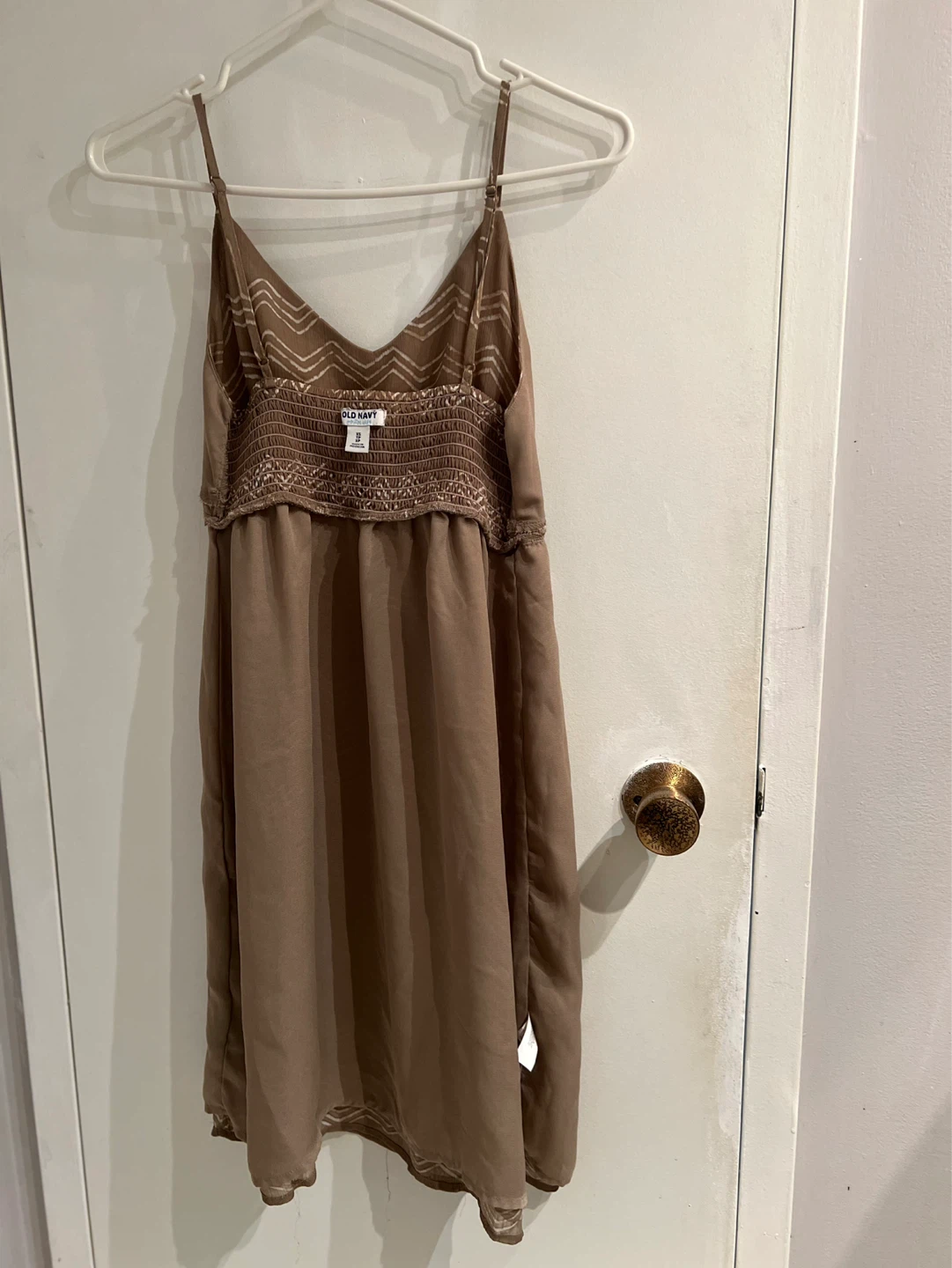 Old Navy Brown Smocked Cami Dress - photo 4