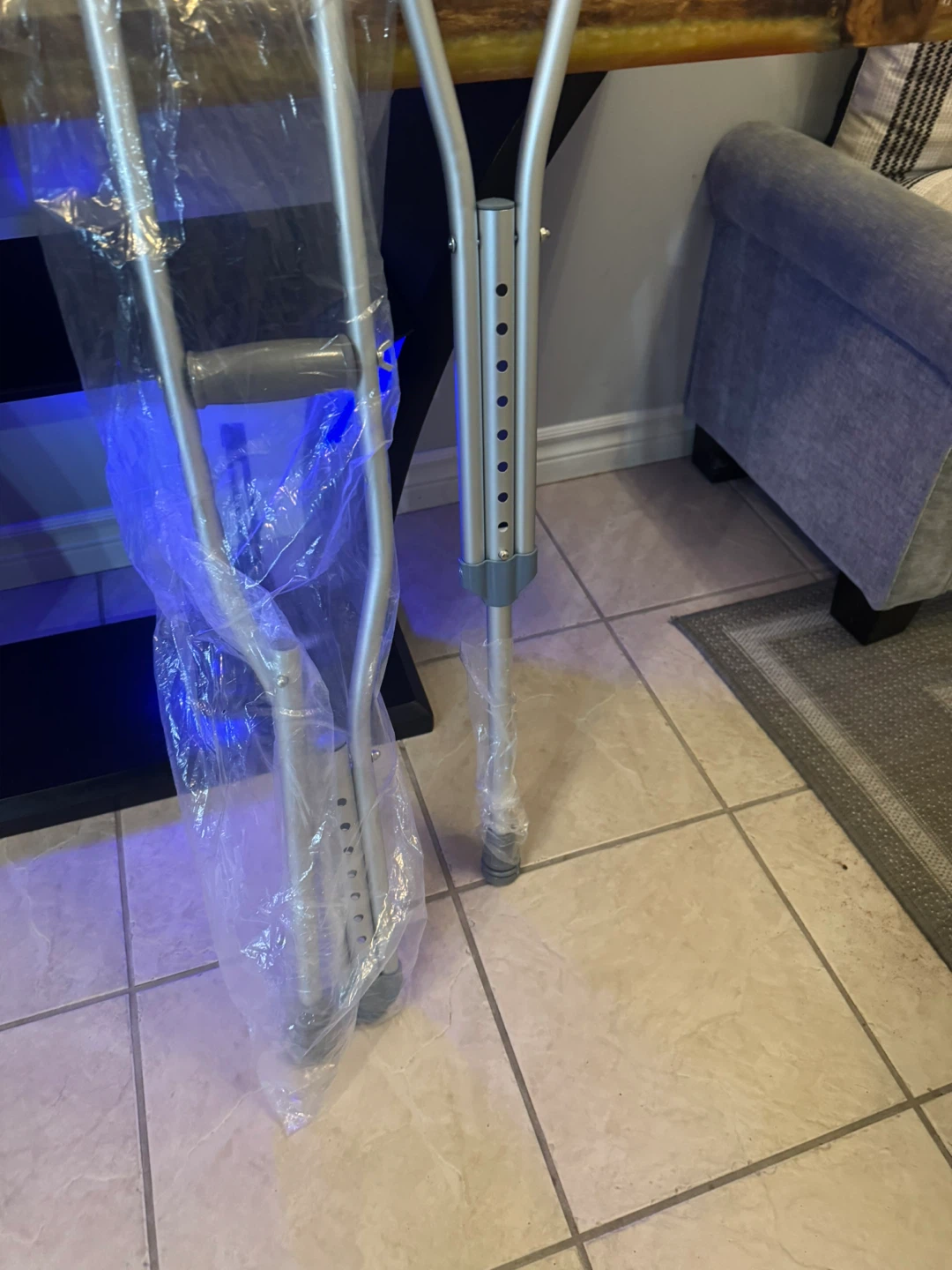 2 Adjustable Aluminum Crutches - photo 4