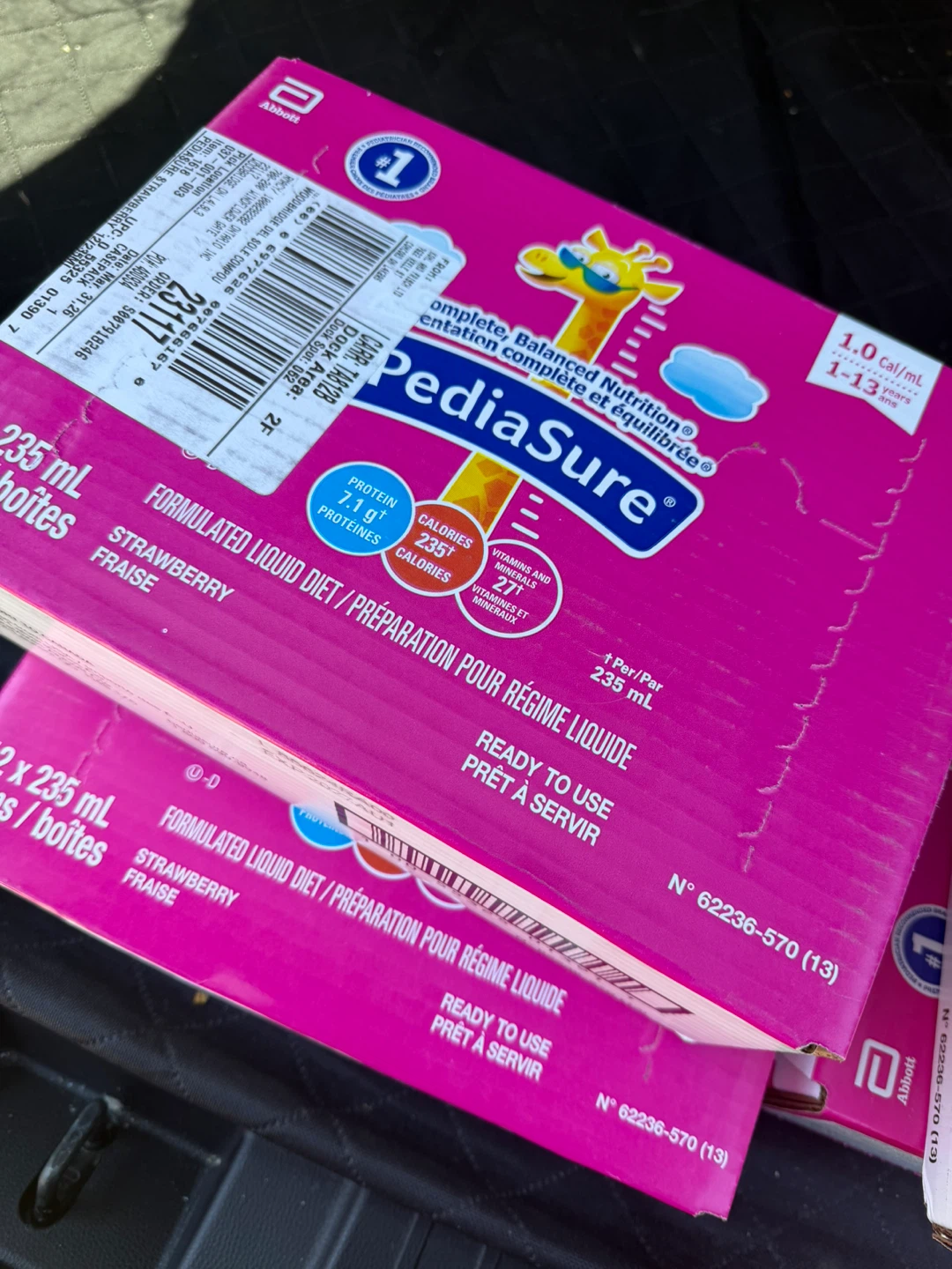 PediaSure Strawberry Formula - 235 mLX12
