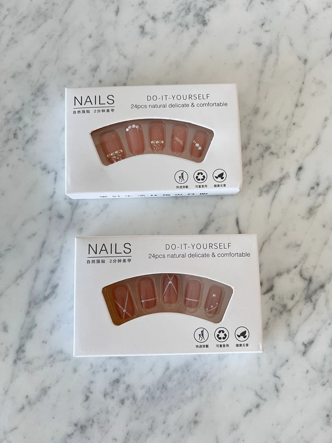 24pcs Natural Delicate & Comfortable Press-On Nails