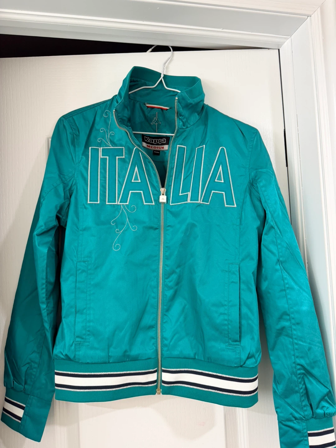 Track Jacket "ITALIA" Teal Medium