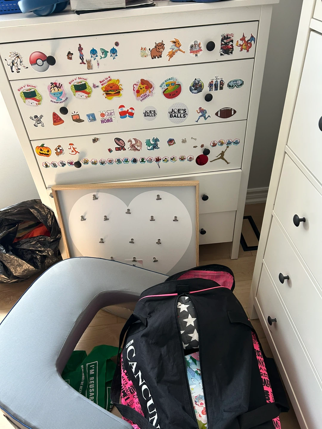 White 3-Drawer Dresser - photo 3