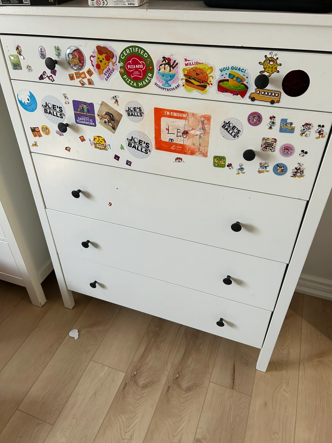White 3-Drawer Dresser - photo 5