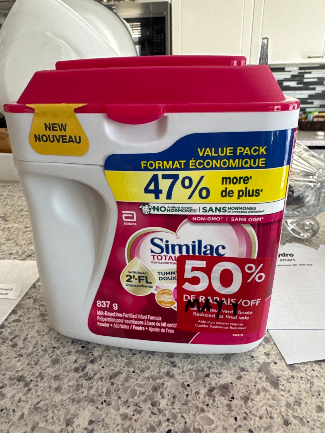Similac Total 2'-FL Infant Formula - 837g