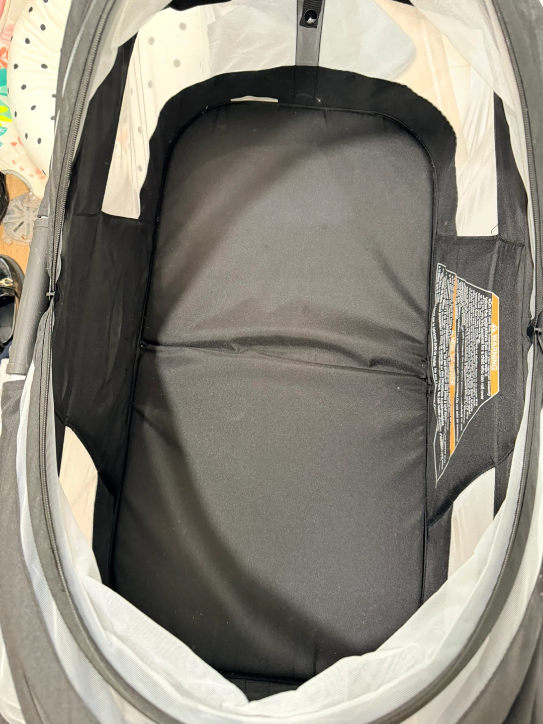 Black Baby Bassinet with Mosquito Netting - photo 2