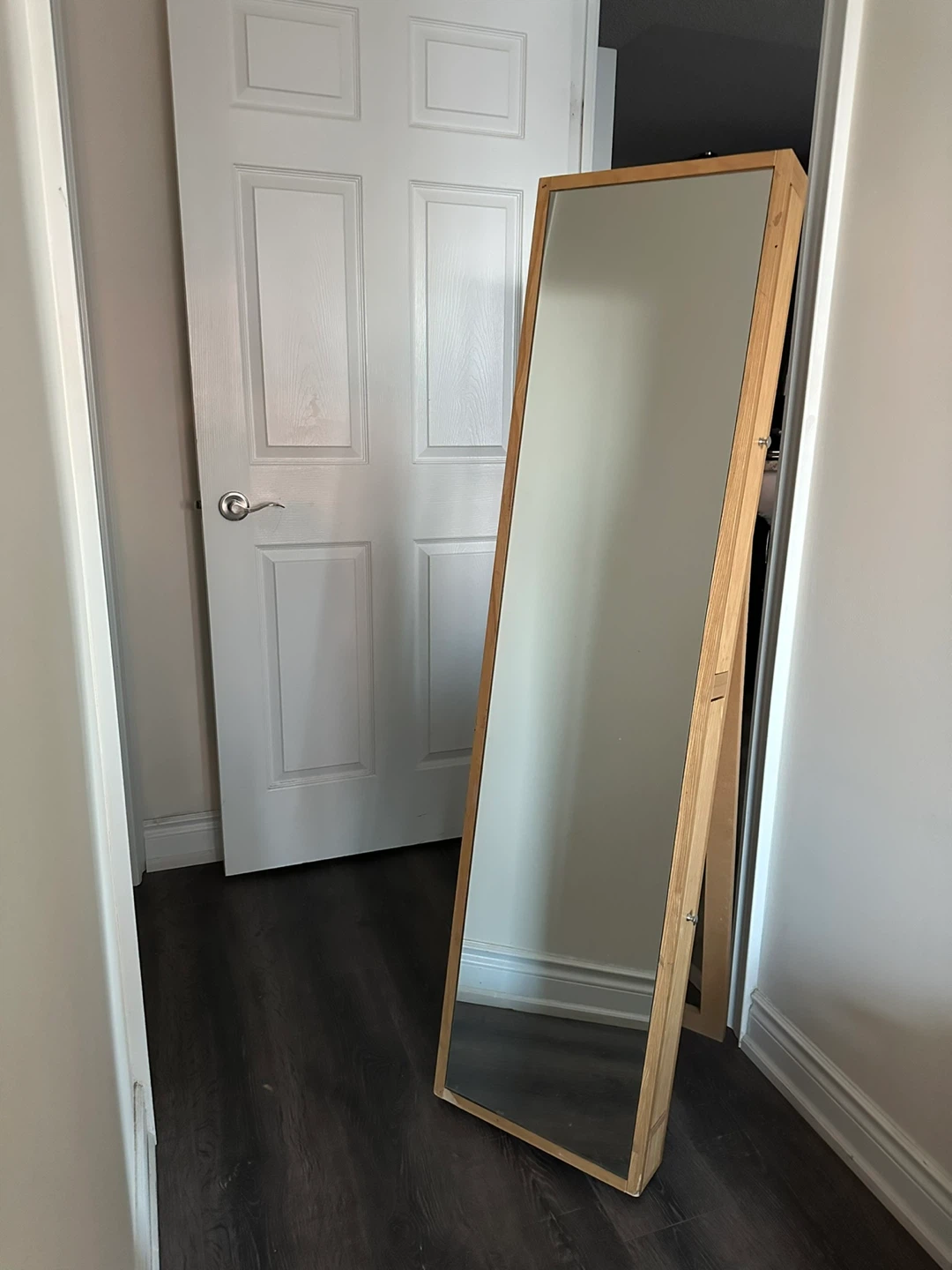 Wooden Jewellery Cabinet with Full Length Mirror - photo 3