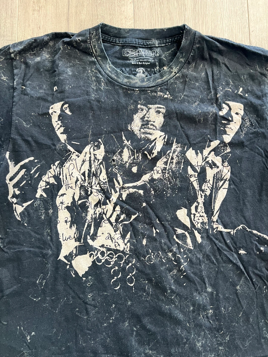 Rare Vintage Jimi Hendrix Experience T-Shirt - Size L - photo 2