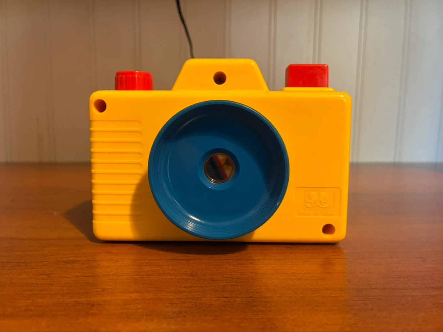 Yellow Plastic Kaleidoscope Camera Toy - photo 3
