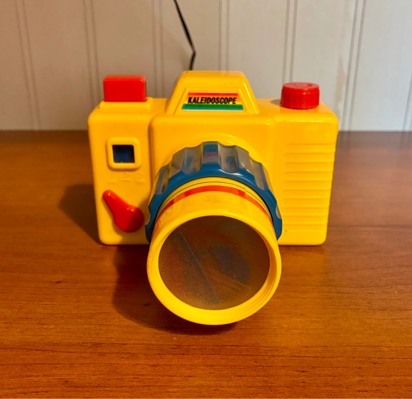 Yellow Plastic Kaleidoscope Camera Toy