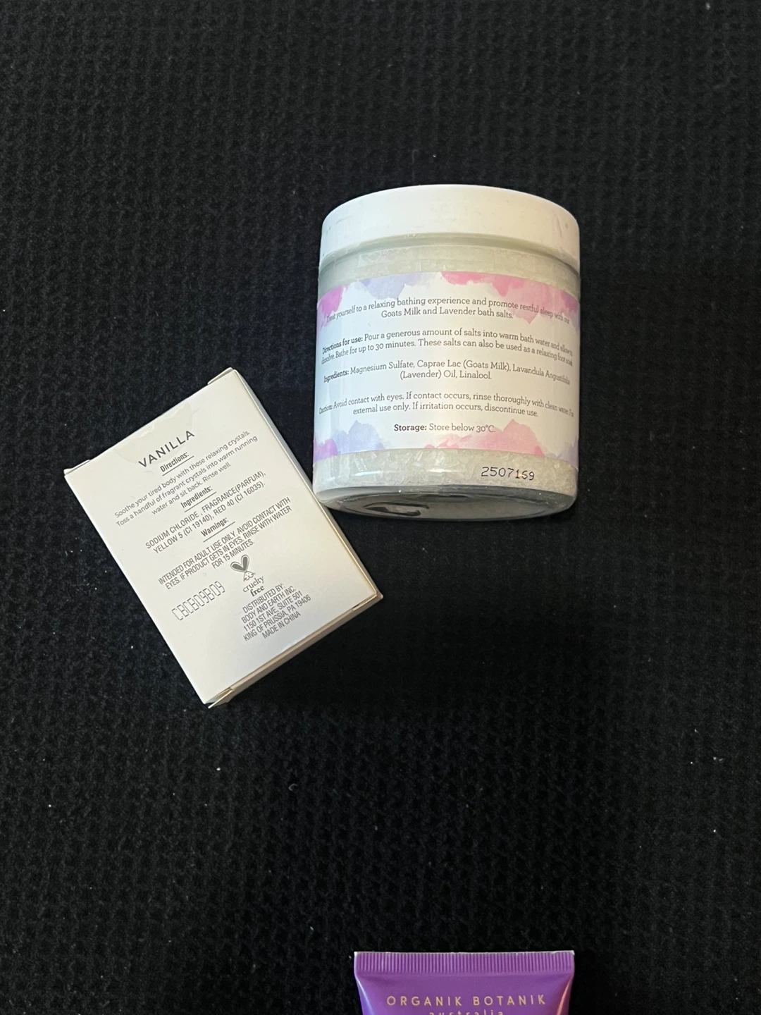 Spa Luxetique Vanilla & Goats Milk Lavender Bath Salts - photo 2