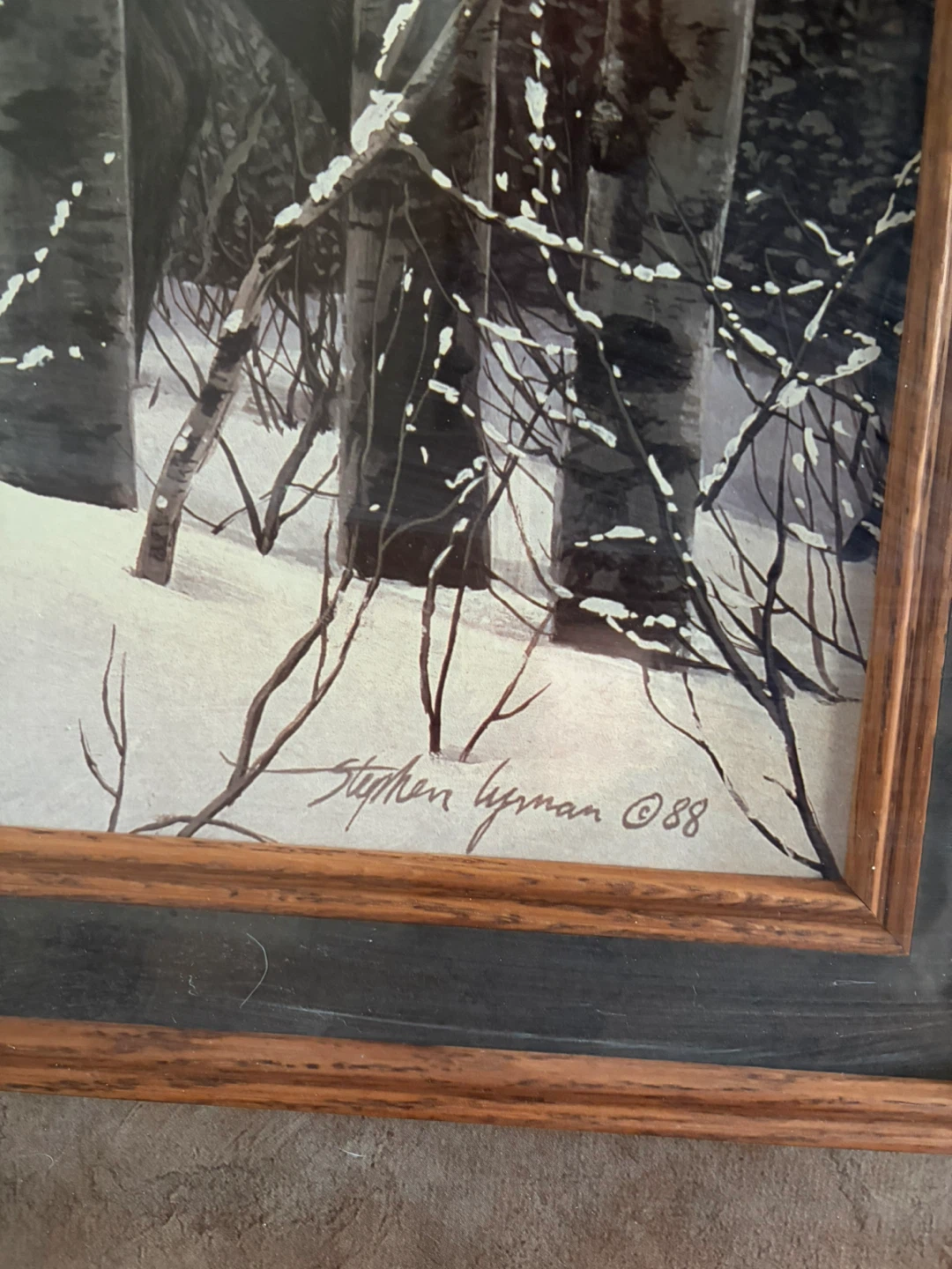 Stephen Lyman "A Walk in the Woods" Framed Art Print - photo 2