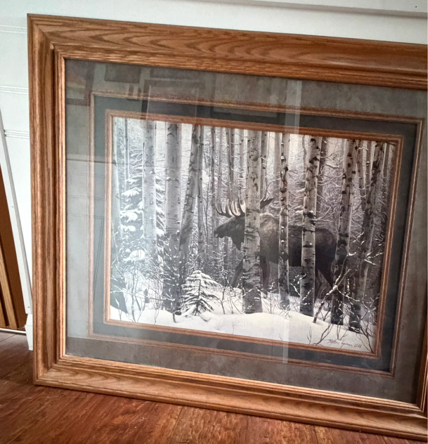 Stephen Lyman "A Walk in the Woods" Framed Art Print