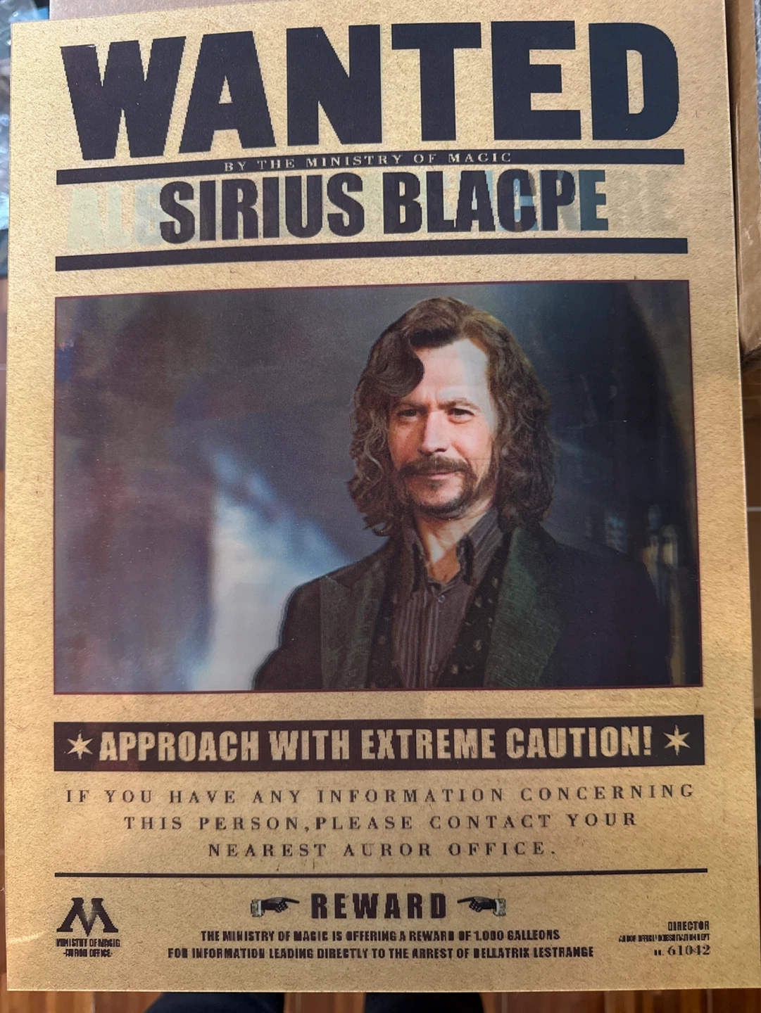 Harry Potter Hologram one poster three people on it